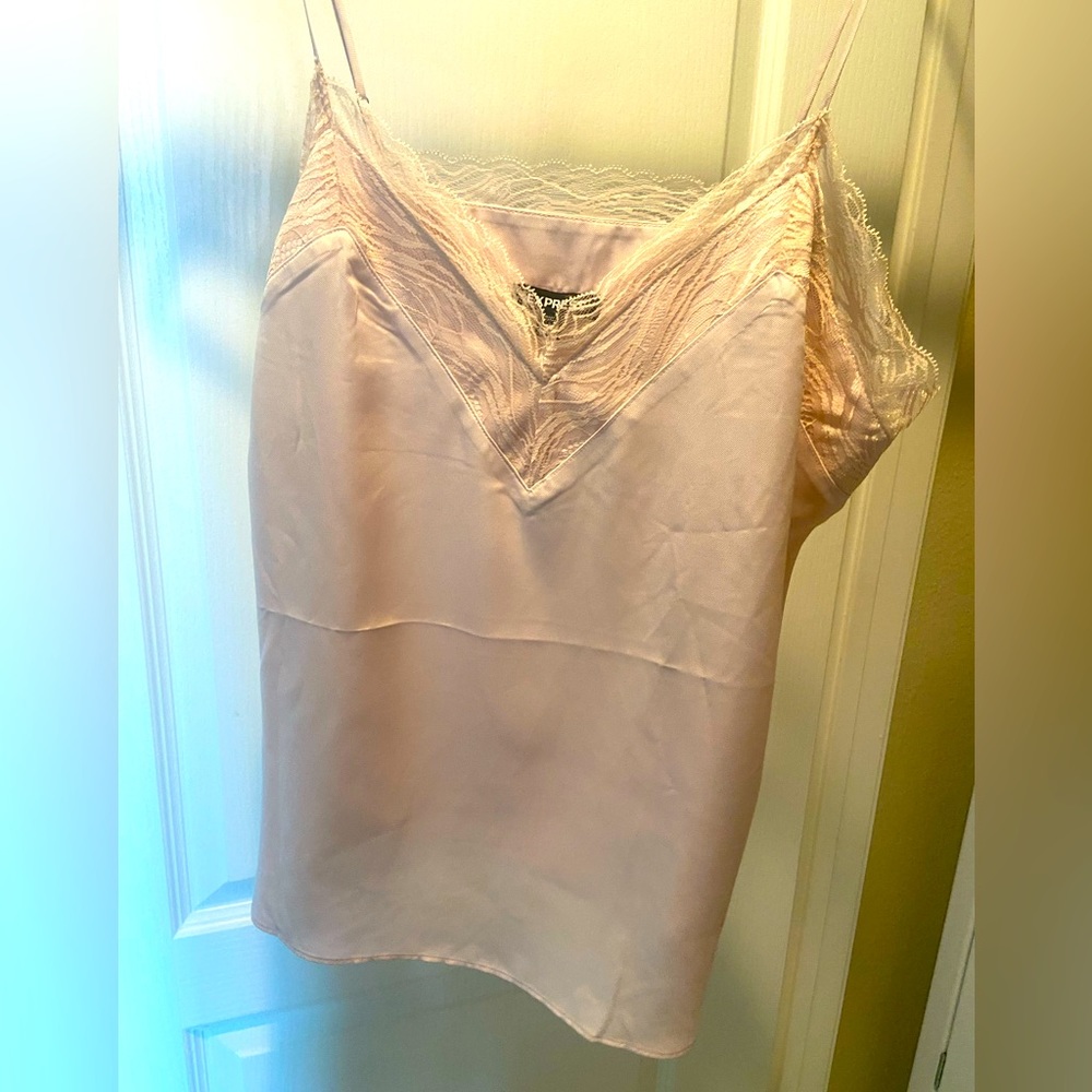 Silk Top, Pale Pink